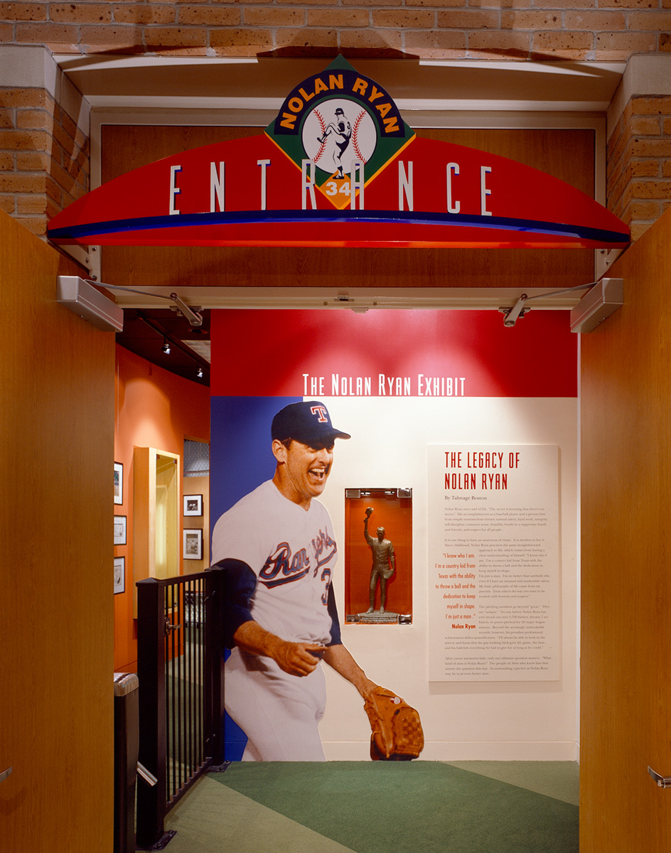 Nolan Ryan Museum graphics