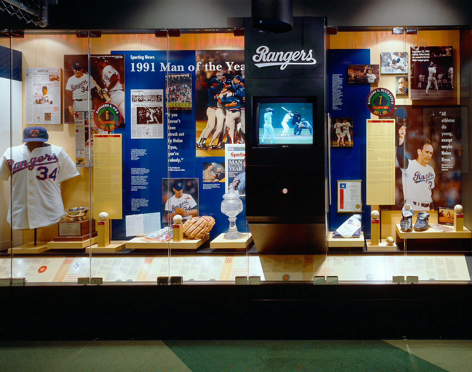 Nolan Ryan Museum graphics