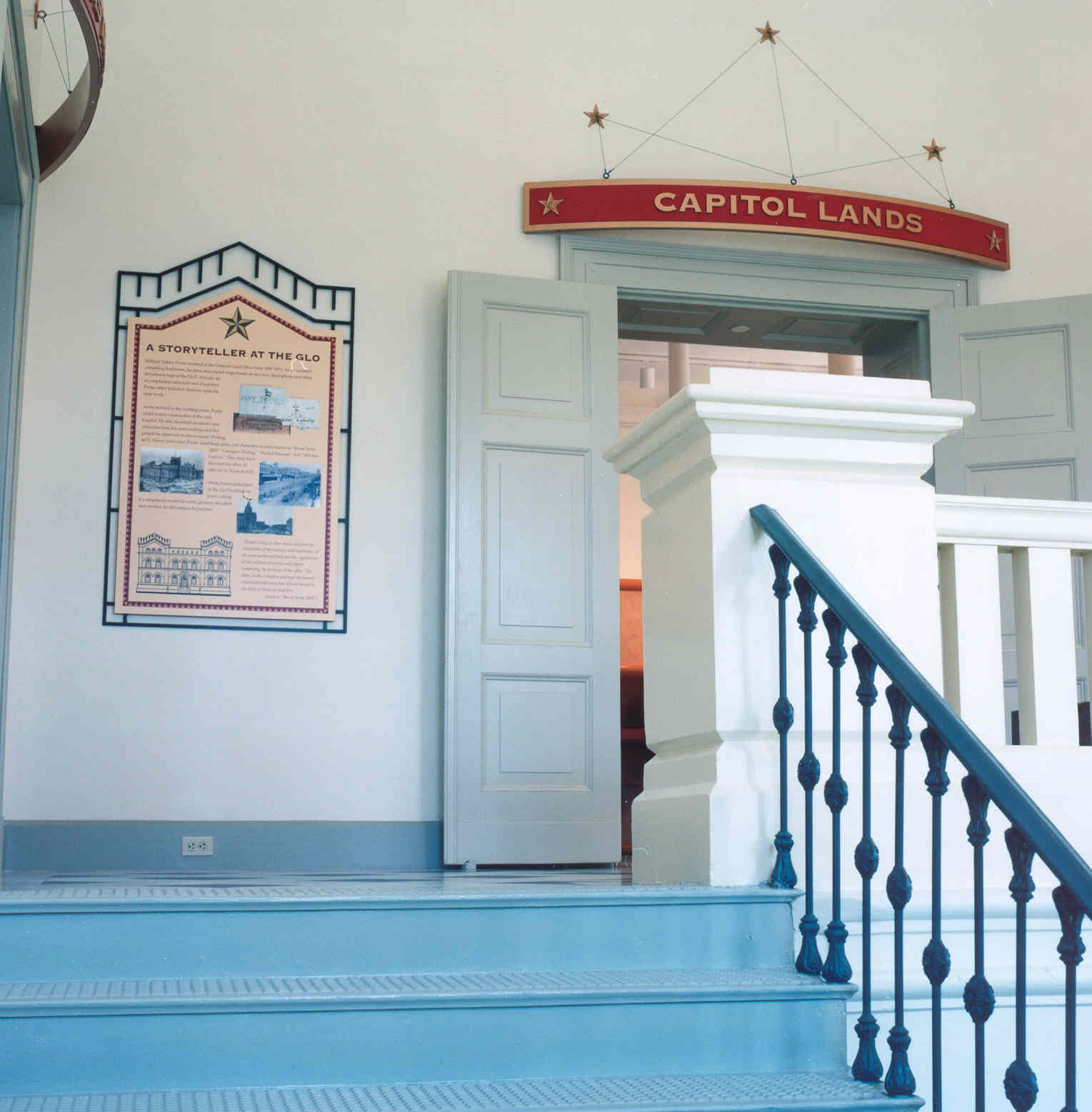 Texas Capitol Visitors Center stairs